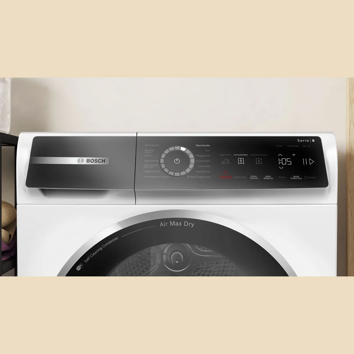 BOSCH Wärmepumpentrockner Serie 8 WRB247C40, energieeffizient, leise, innovativ 2