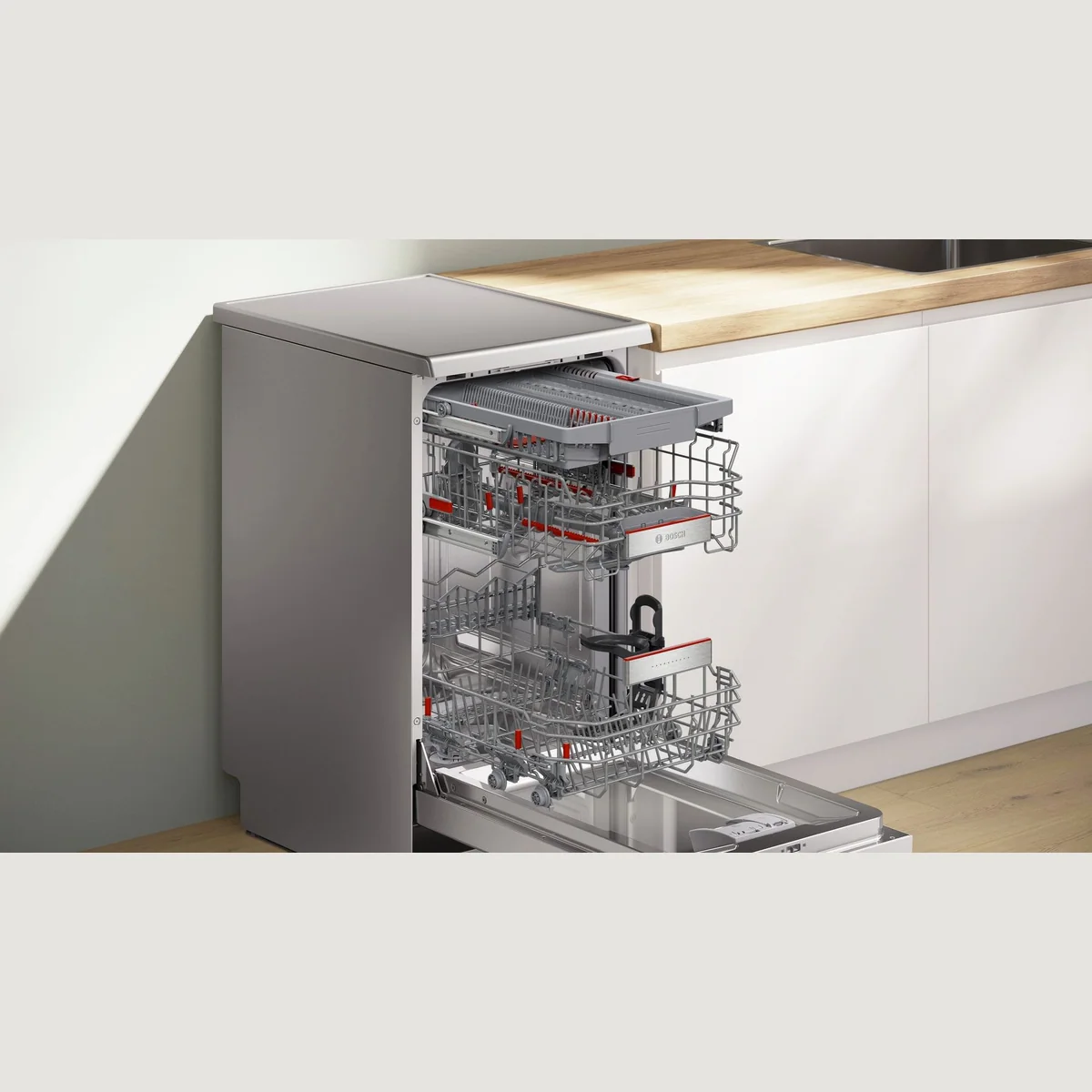 BOSCH Standgeschirrspüler Serie 6 SPS6EMI21E, 10 Maßgedecke, 3-fach Rack Matic 5