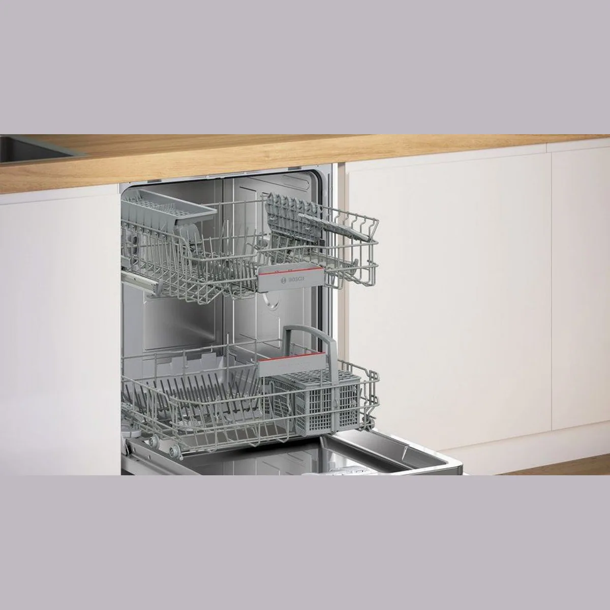 BOSCH SMV4HTX14E Geschirrspüler, 13 Maßgedecke, VarioFlex Körbe, Info Light 4