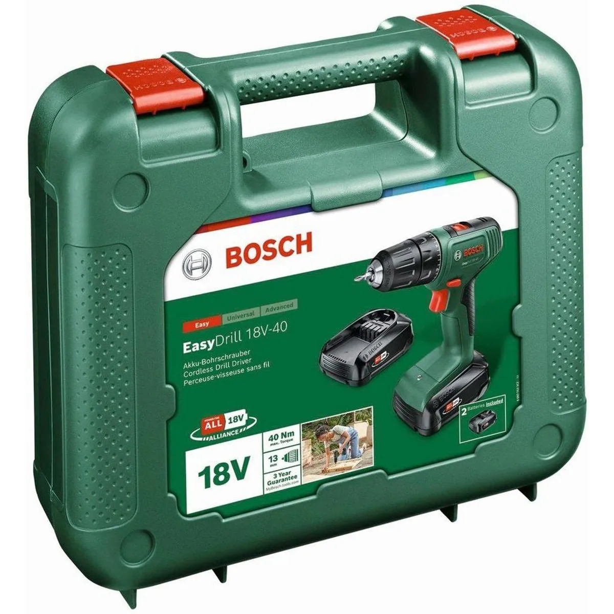 Bosch Home & Garden EasyDrill 18V-40, kompakt, leistungsstark, 20 Drehmomentstufen 4