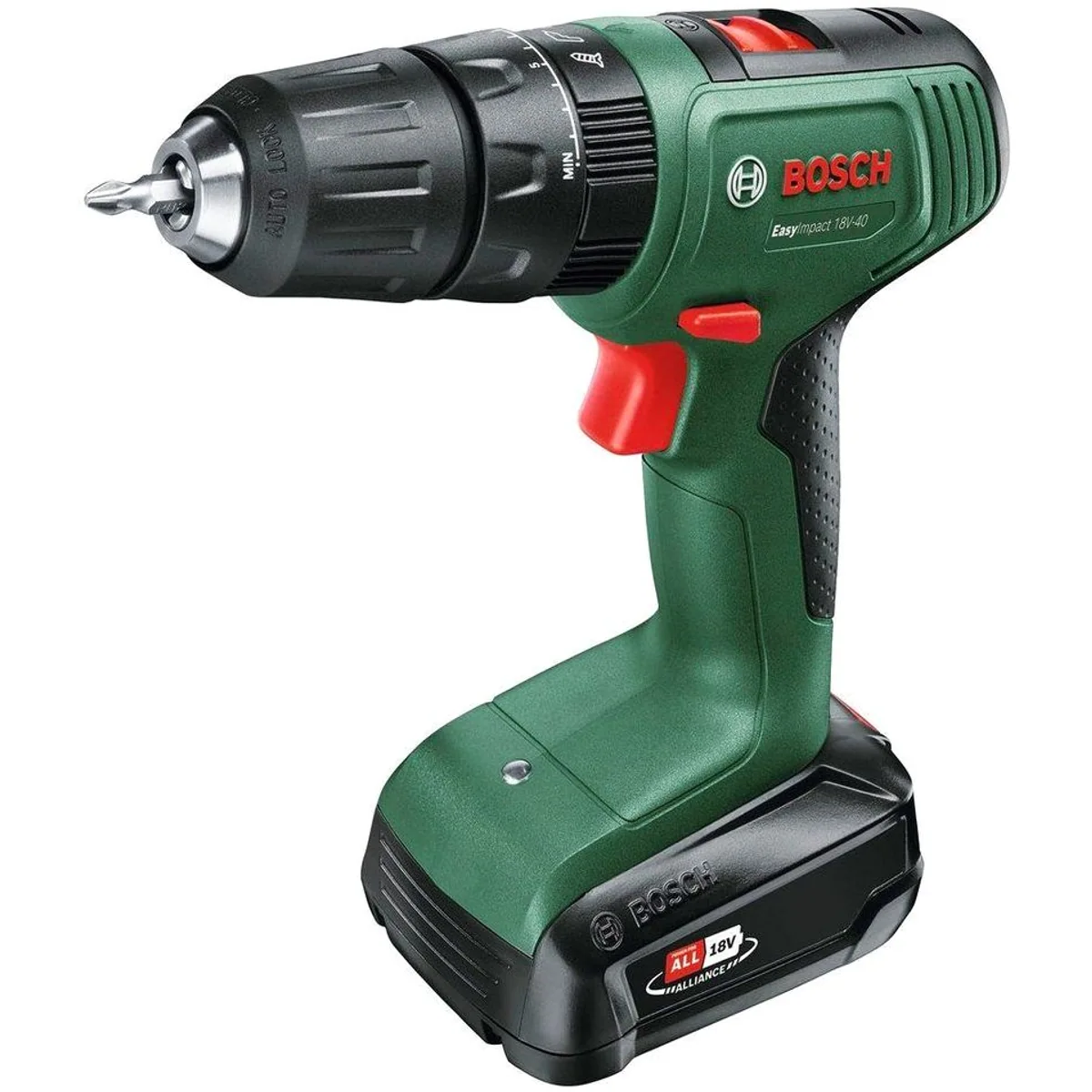 Bosch Home & Garden EasyImpact 18V-40, vielseitiger Akku-Schlagbohrschrauber mit umfangreichem Zubehör 3