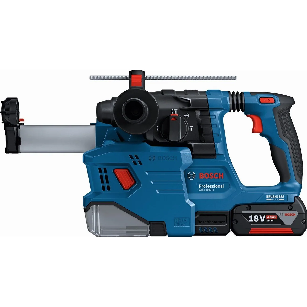 Bosch Professional GBH 18V-22, Akku-Bohrhammer mit SDS plus, inkl. 2x 4,0 Ah Akkus und Schnellladegerät 3