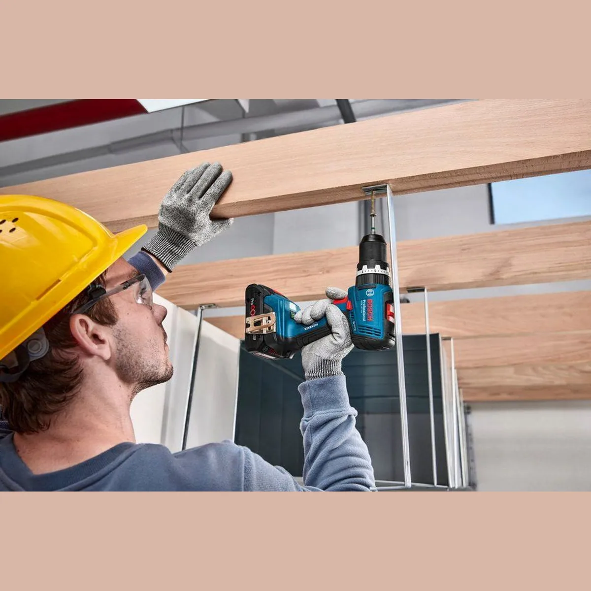 Bosch Professional GSB 18V-65, hohe Drehmomentkraft, kompakte Bauweise, inklusive 2 Akkus 2