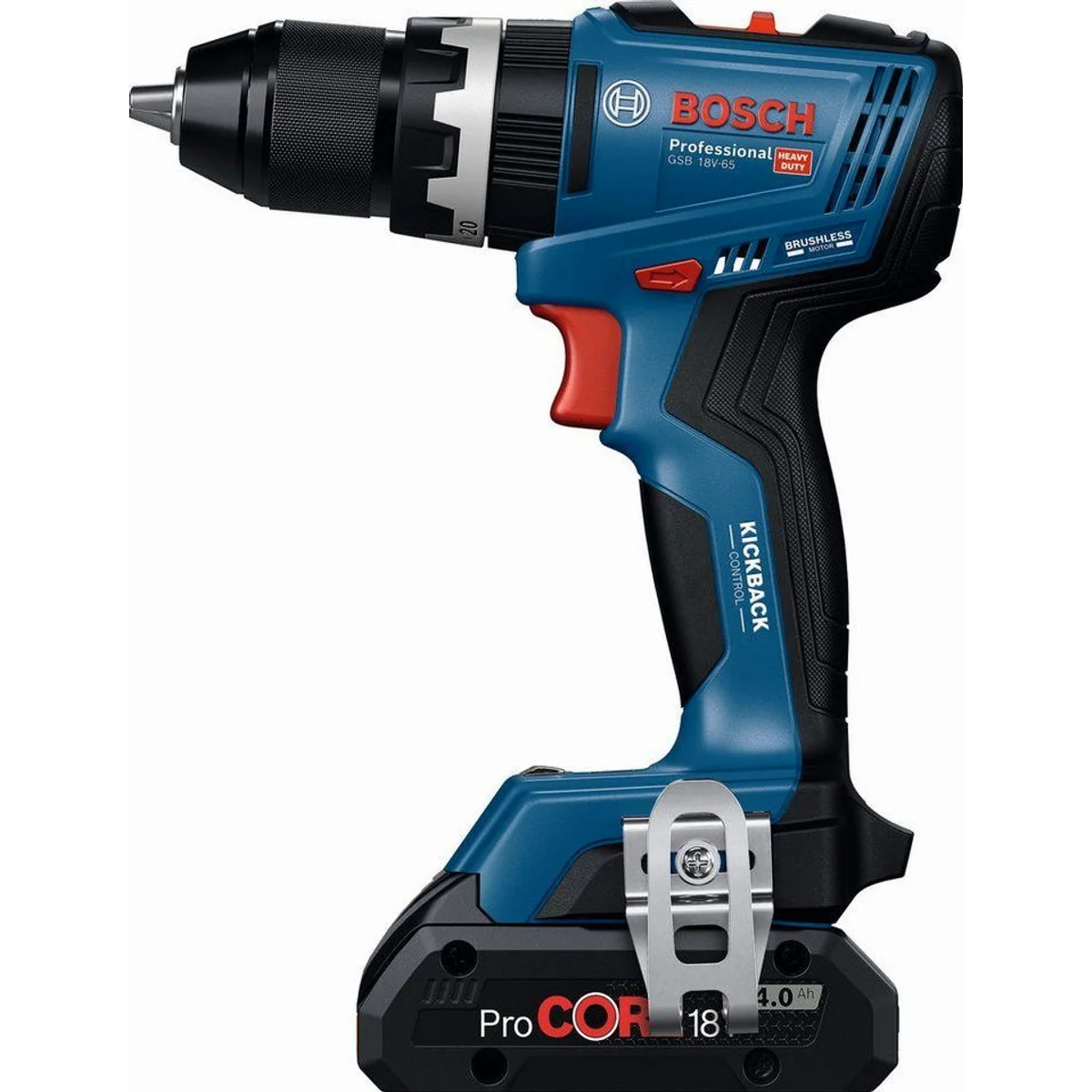 Bosch Professional GSB 18V-65, hohe Drehmomentkraft, kompakte Bauweise, inklusive 2 Akkus 3