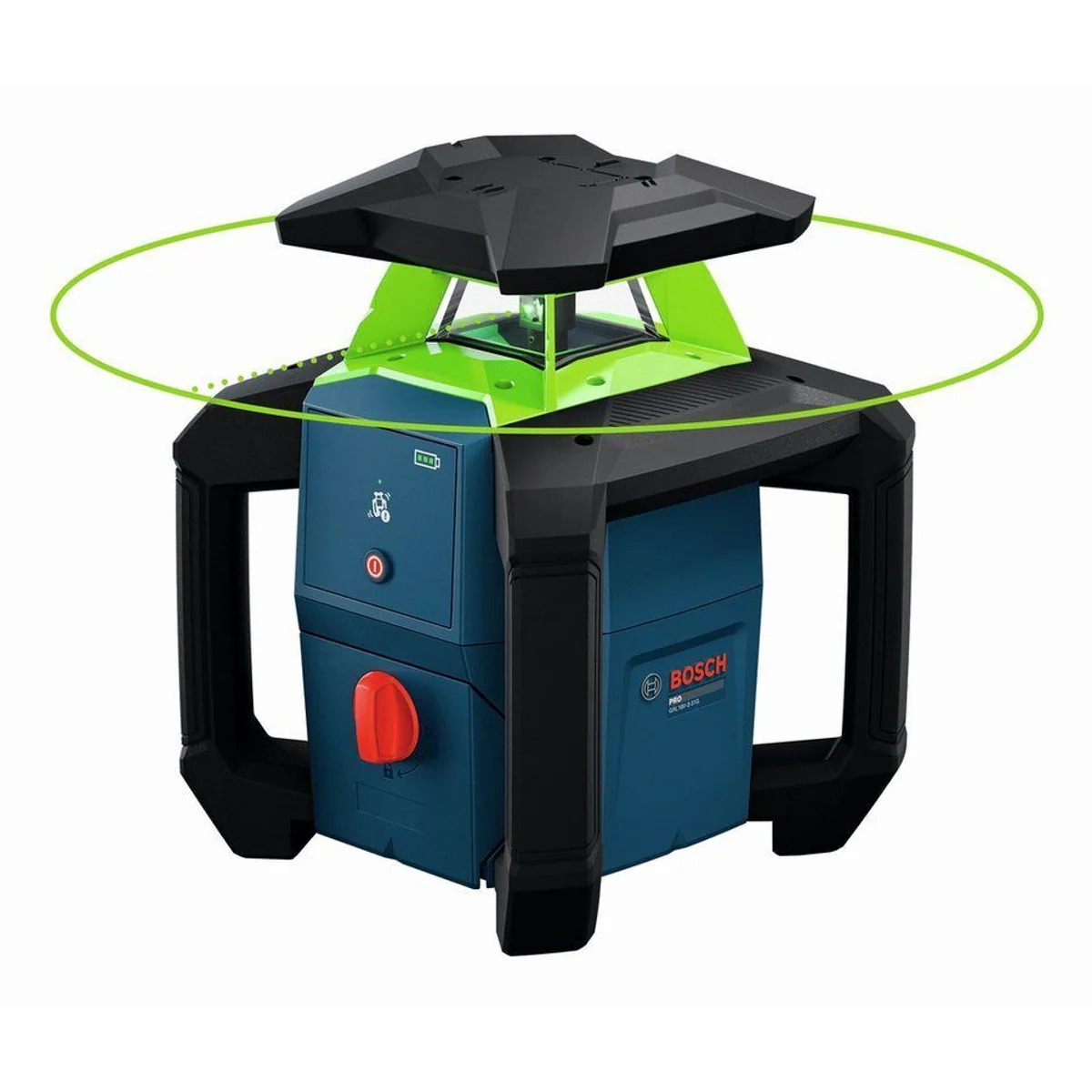 BOSCH GRL 18V-3-31G, präziser Rotationslaser mit Akku und L-BOXX 2
