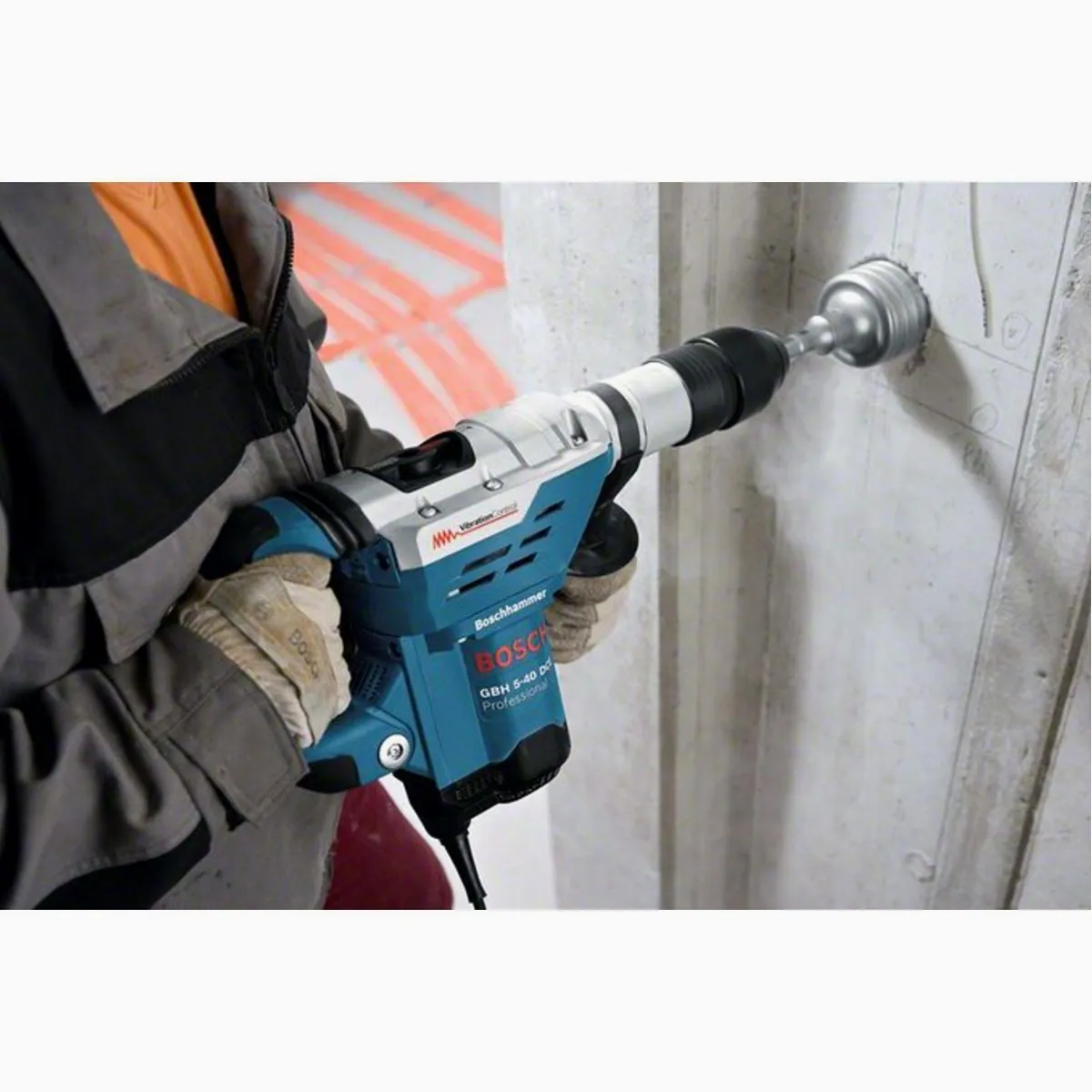 Bosch Professional GBH 5-40 DCE, kraftvoller Bohrhammer mit Vibration-Control und variabler Drehzahl 2
