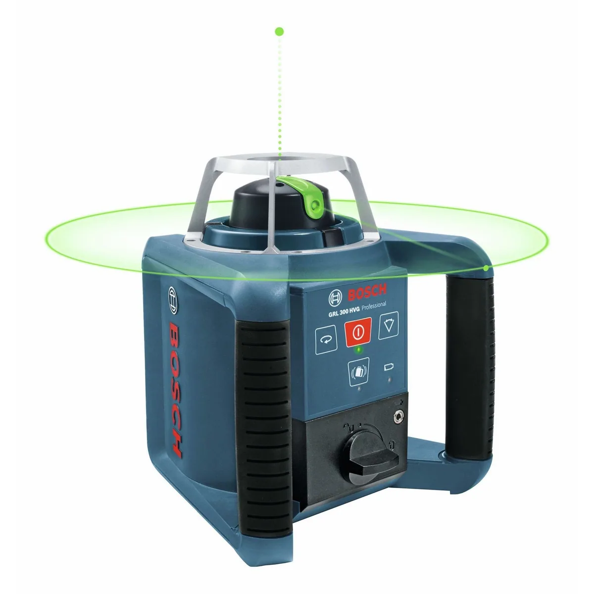 Bosch Professional GRL 300 HVG Punkt- und Linienlaser, grüne Laserlinie, hoher Arbeitsbereich