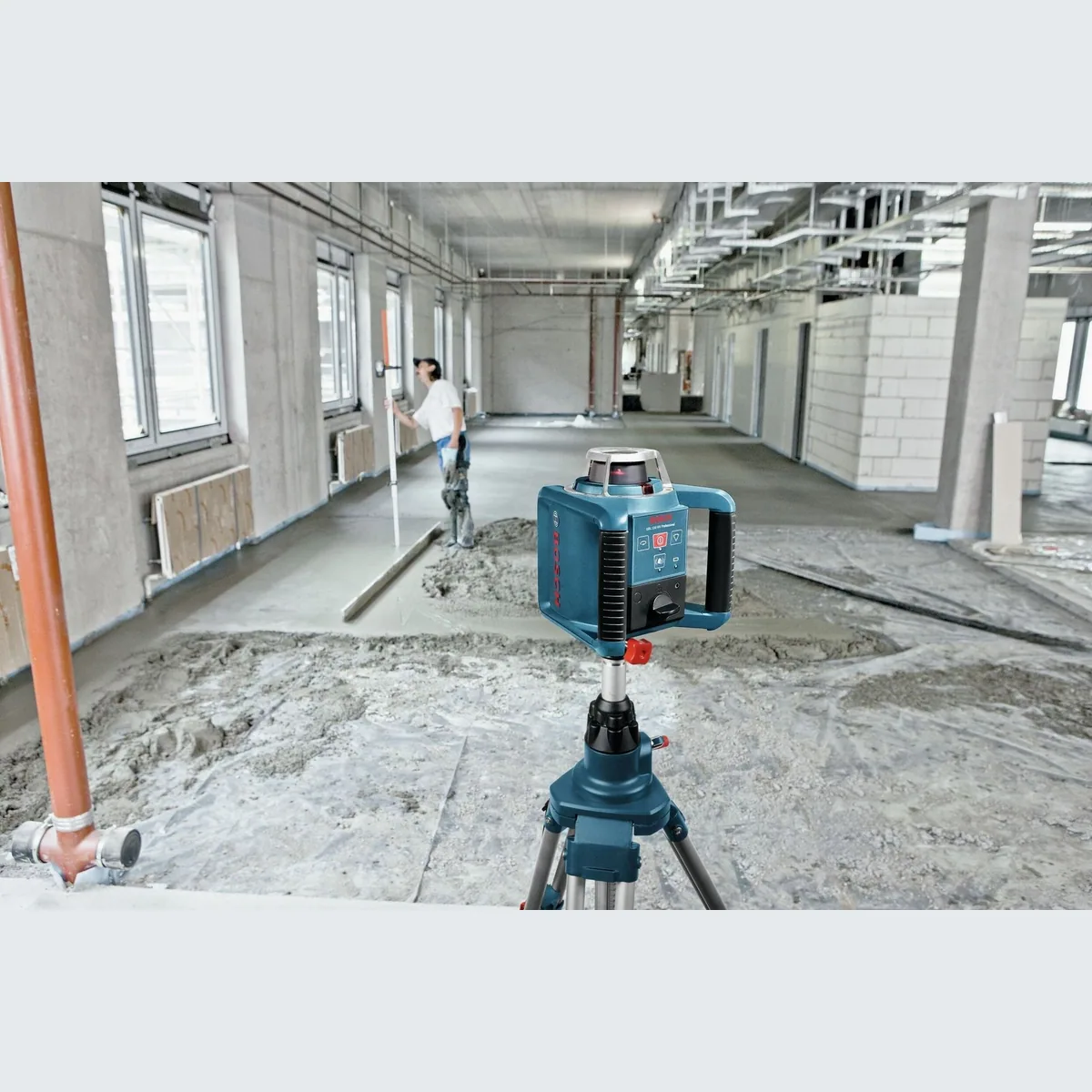 Bosch Professional GRL 300 HVG Punkt- und Linienlaser, grüne Laserlinie, hoher Arbeitsbereich 3