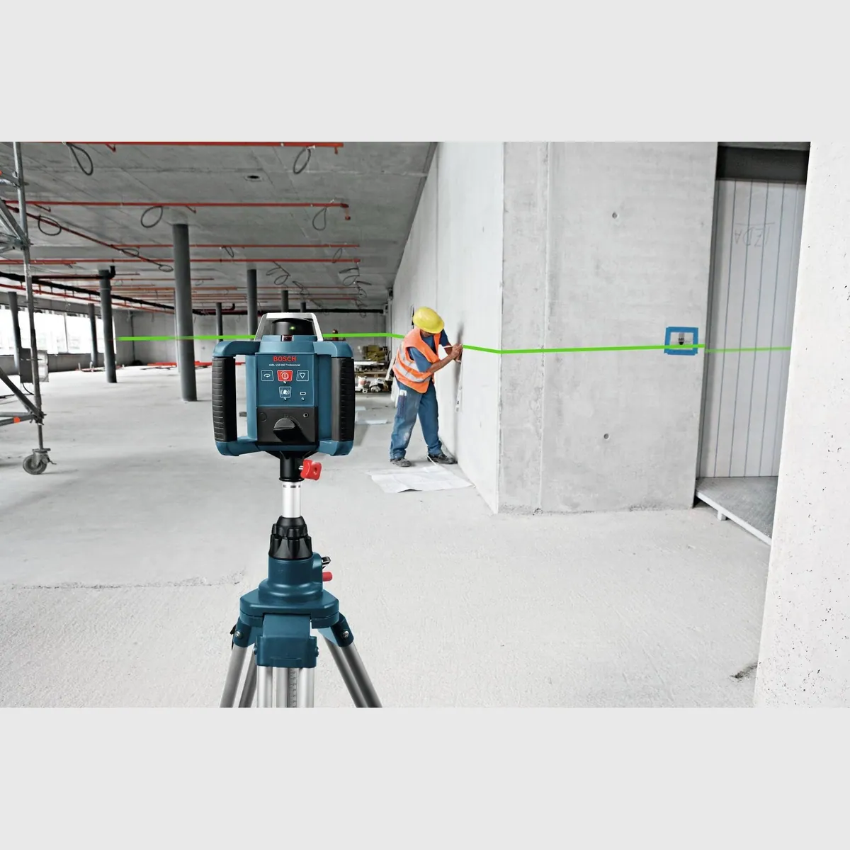 Bosch Professional GRL 300 HVG Punkt- und Linienlaser, grüne Laserlinie, hoher Arbeitsbereich 4