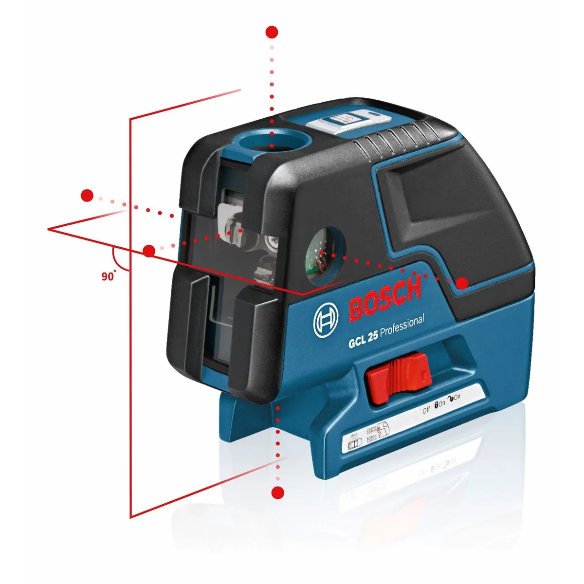 Bosch Professional GCL 25 Kombilaser, präzise Nivellierung, umfassendes Zubehör 2