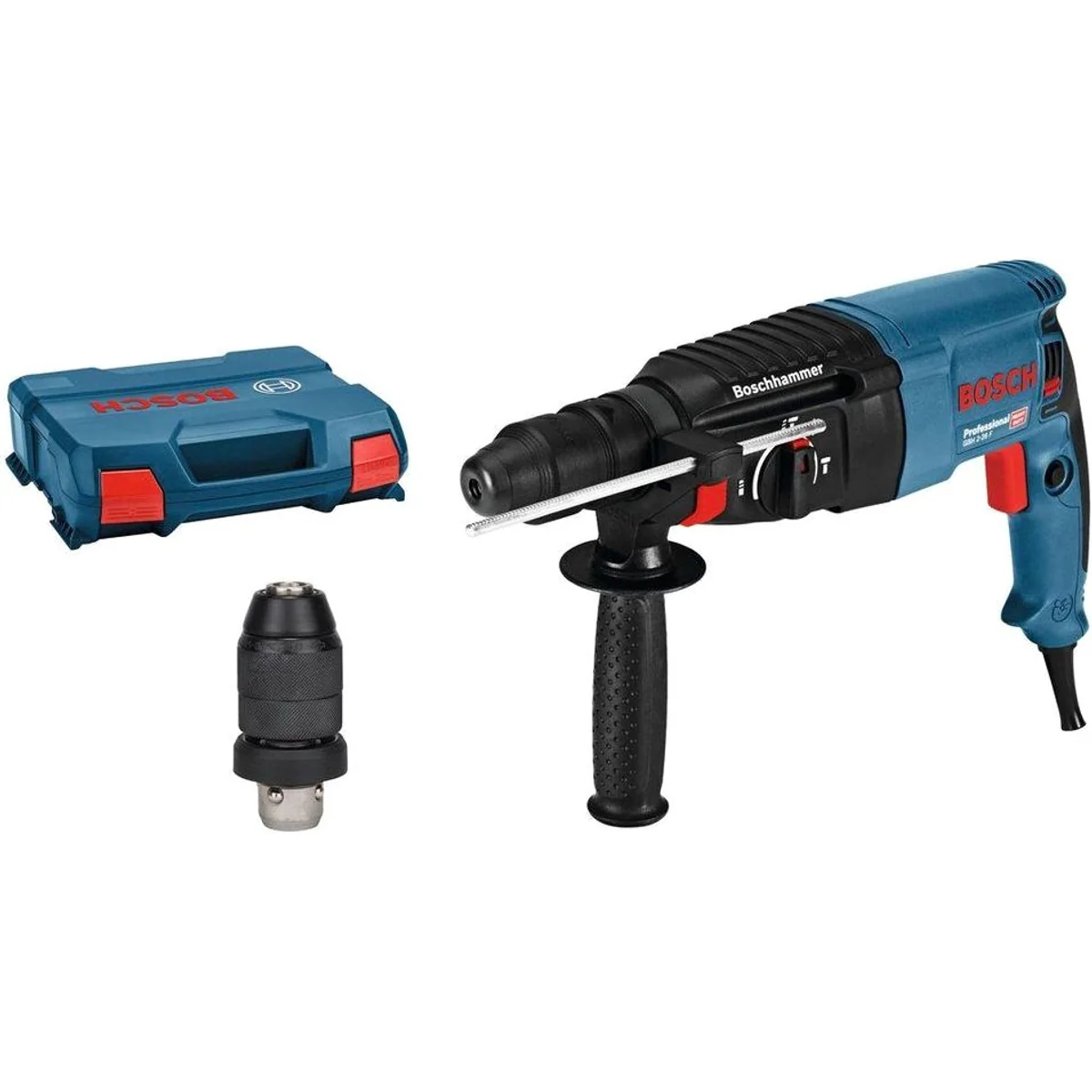 Bosch Professional GBH 2-26 F, kraftvoller Bohrhammer mit SDS plus, Vario-Lock und Schnellspannbohrfutter