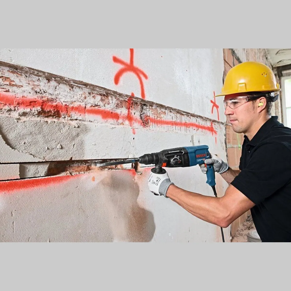 Bosch Professional GBH 2-26 F, kraftvoller Bohrhammer mit SDS plus, Vario-Lock und Schnellspannbohrfutter 3