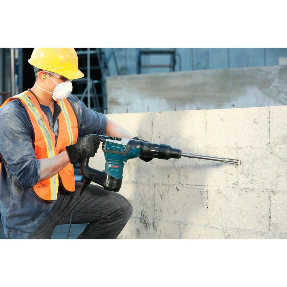 Bosch Professional GBH 5-40 D Bohrhammer, 1.100 Watt, SDS-max System, variabel einstellbare Dreh- und Schlagzahl 3