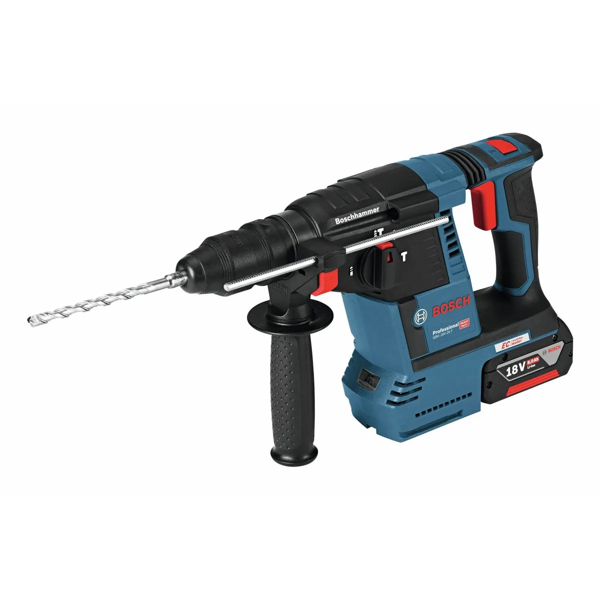 Bosch Professional GBH 18V-26F Akku-Kombibohrhammer, 18 V, SDS plus, 2x 5 Ah Akkus 2