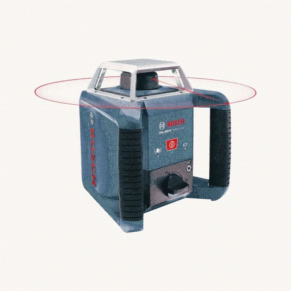 BOSCH Rotationslaser GRL 400 H Set, Präzision, Reichweite, Außenbereichsschutz 2