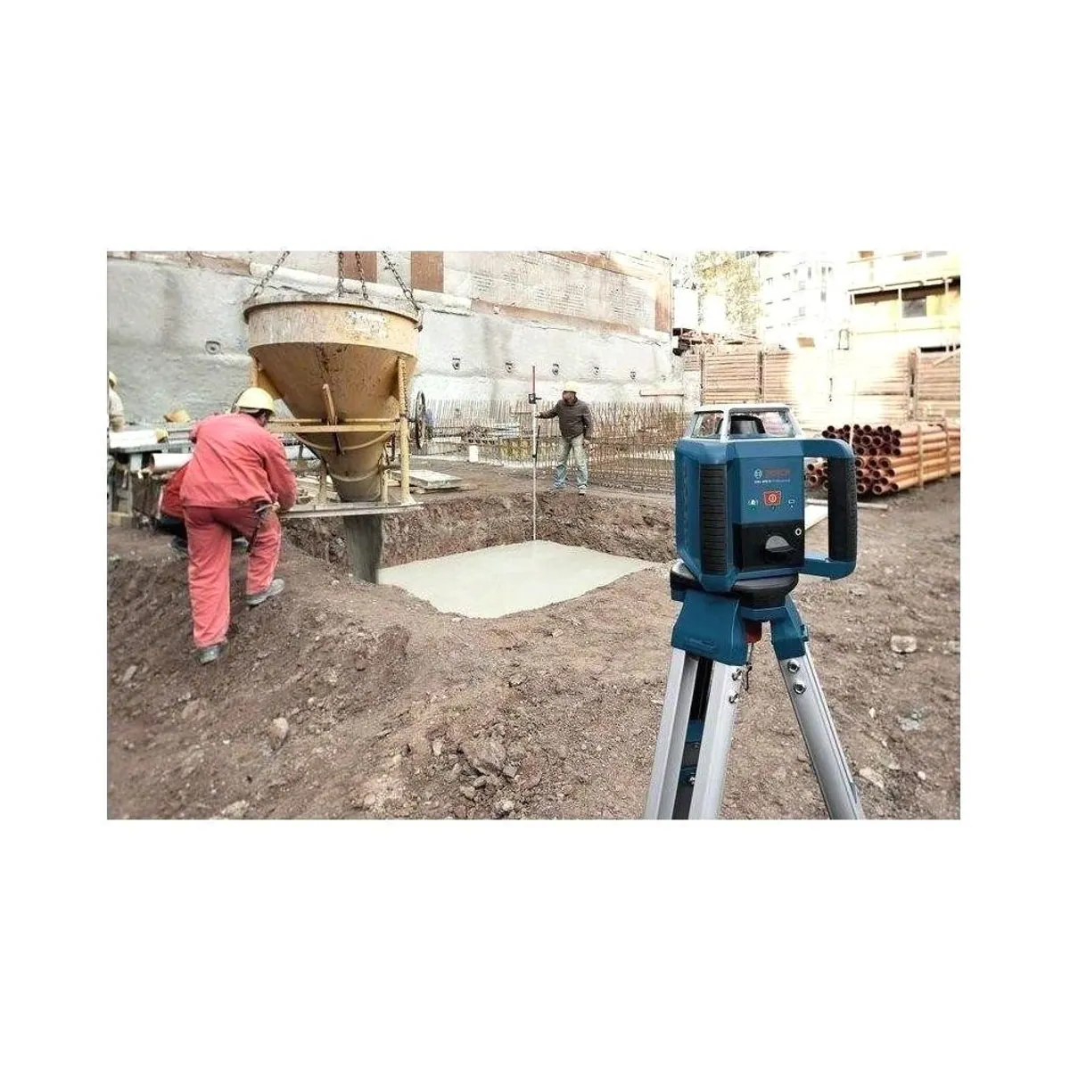 BOSCH Rotationslaser GRL 400 H Set, Präzision, Reichweite, Außenbereichsschutz 4