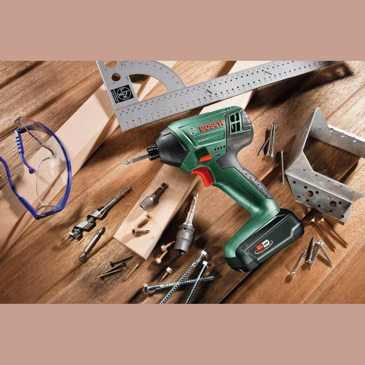 Bosch Home & Garden AdvancedImpactDrive 18, kraftvoller Akku-Schlagbohrschrauber mit 2600 U/min — inkl. Akku und Ladegerät 3
