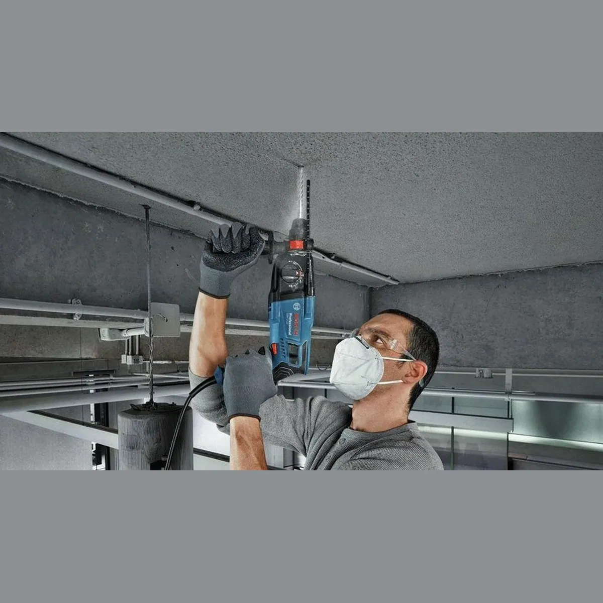 Bosch Professional GBH 2-21 Bohrhammer, kraftvoll, kompakt, vielseitig 3