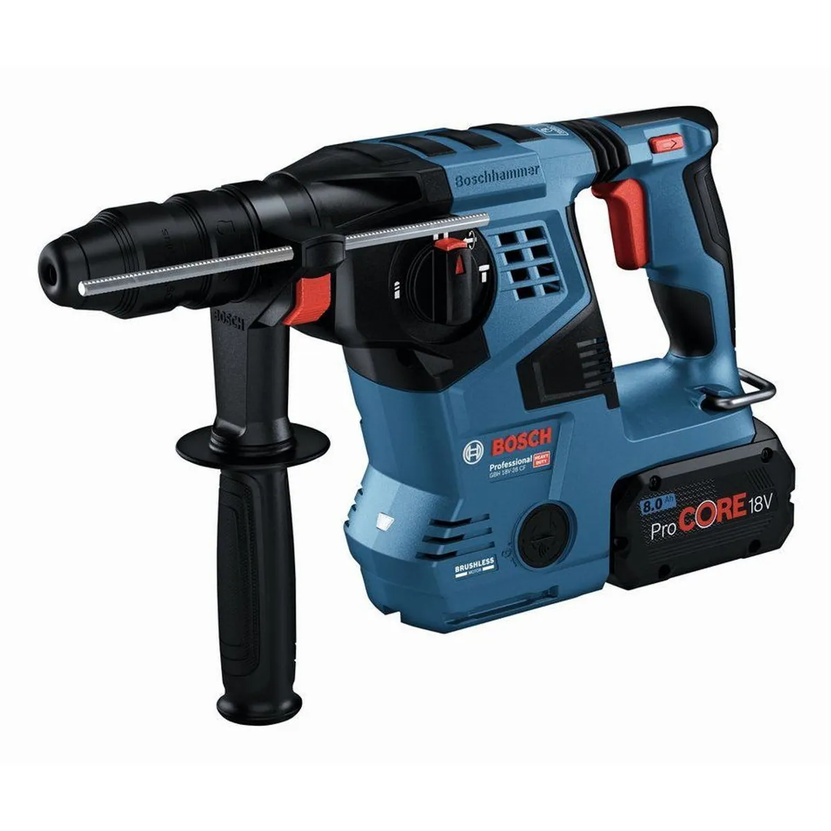 BOSCH Akku-Kombibohrhammer GBH 18V-28 CF, 18 V, SDS plus mit 2x ProCORE 8 Ah Akkus 2