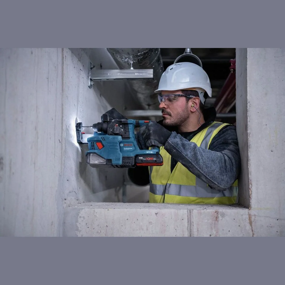 BOSCH Akku-Kombibohrhammer GBH 18V-22, 18 V, 1050 U/min, SDS plus 2