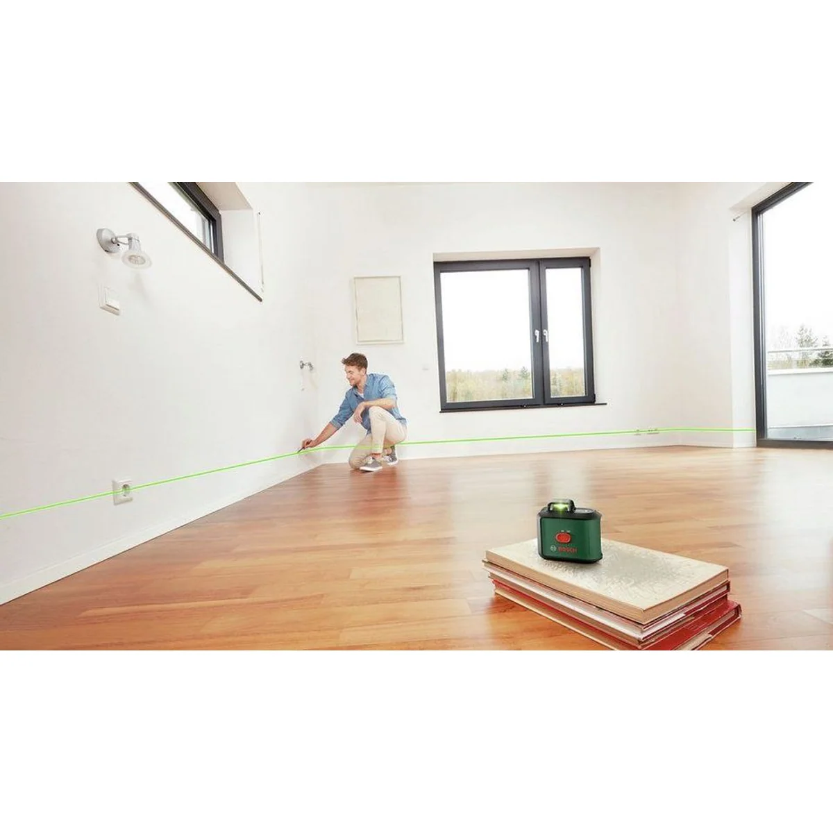 BOSCH UniversalLevel 360, hochpräzise Nivellierung, ausgezeichnete Sichtbarkeit 3
