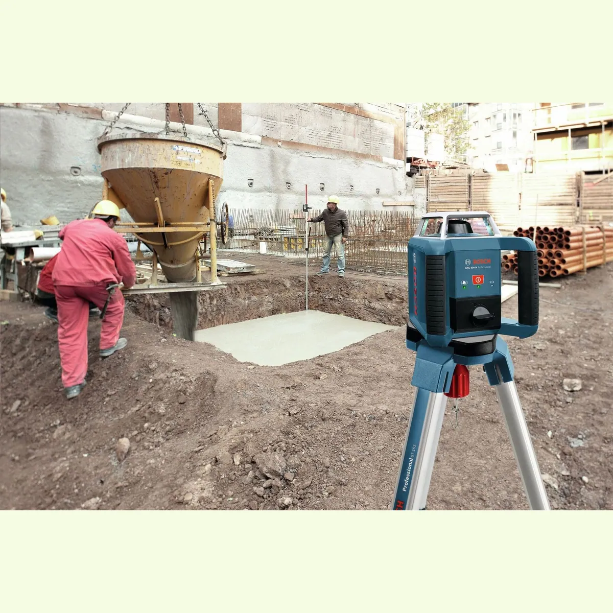 BOSCH GRL 400 H Rotationslaser, großer Arbeitsbereich, intuitive Bedienung — L-BOXX 238 4