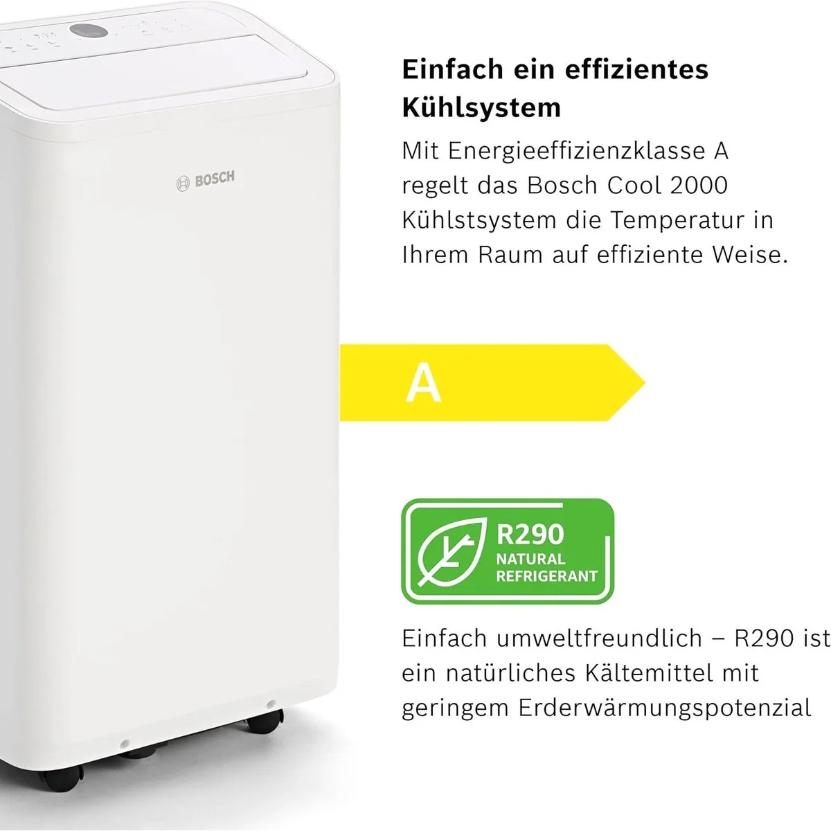 BOSCH Klimagerät Home Comfort Cool, Kühlung, Entfeuchtung, Ventilation 2