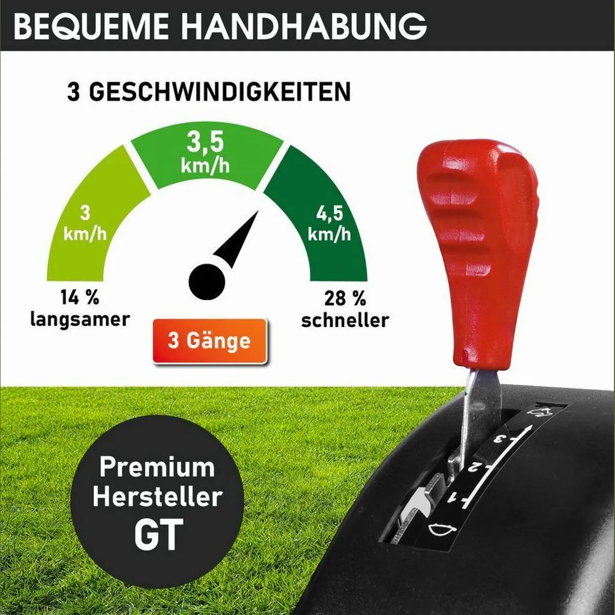 BRAST Benzinrasenmäher 22224, 55 cm Schnittbreite, 5,2 kW Leistung, TÜV-zertifiziert 4