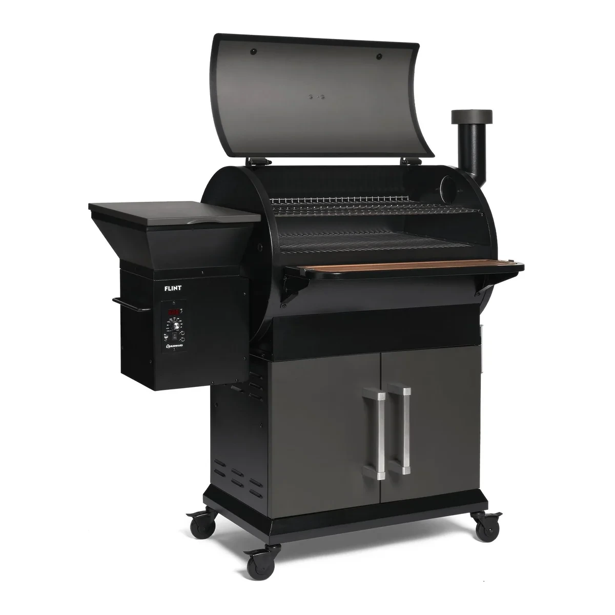BURNHARD Smoker FLINT, vielseitiger Pelletsmoker mit hochwertiger Ausstattung