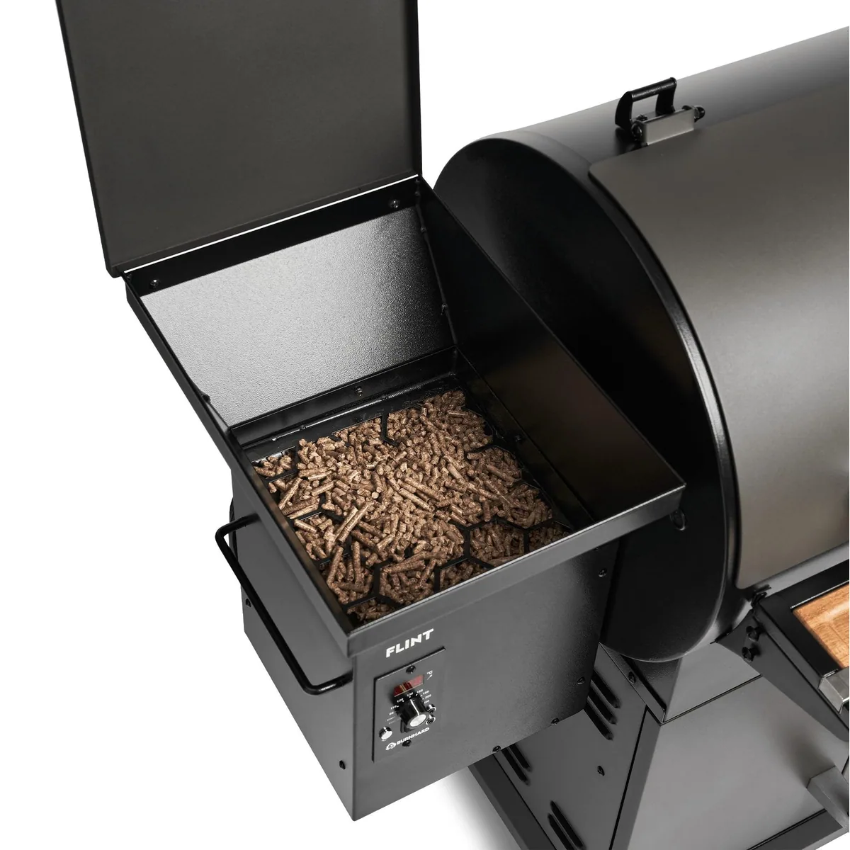 BURNHARD Smoker FLINT, vielseitiger Pelletsmoker mit hochwertiger Ausstattung 4