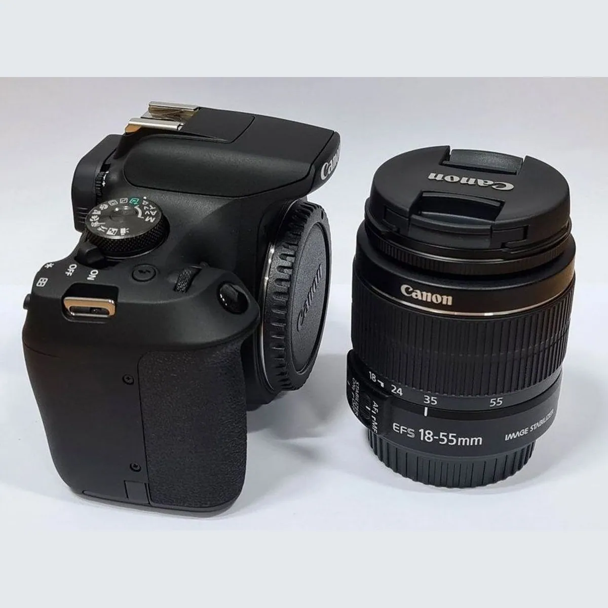 Canon EOS 2000D + EF-S II 18-55 mm, 24,1 MP, WLAN, Kreativautomatik 3