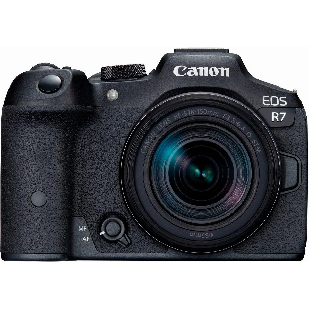 Canon EOS R7 Systemkamera, 34,4 MP, RF-S 18-150mm F3.5-6.3 IS STM — präzise Bilder, vielseitige Objektivoption, moderne Konnektivität