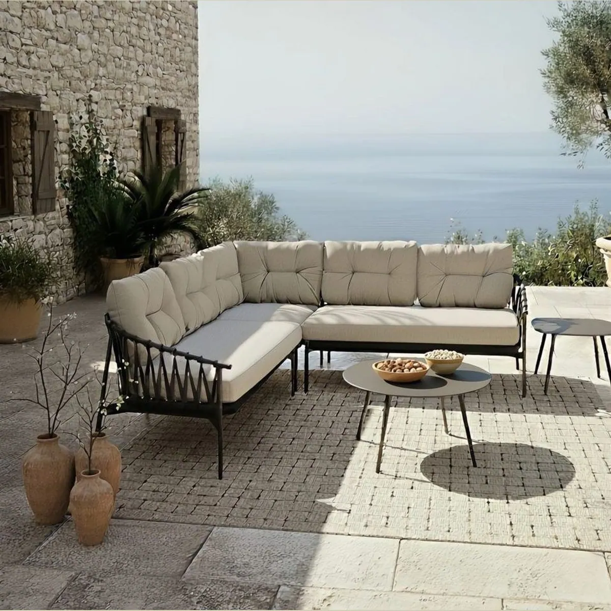 CASA DOMA Gartenlounge-Set Lucca/Rapello, modulare Ecklounge, wetterfest und pflegeleicht 2