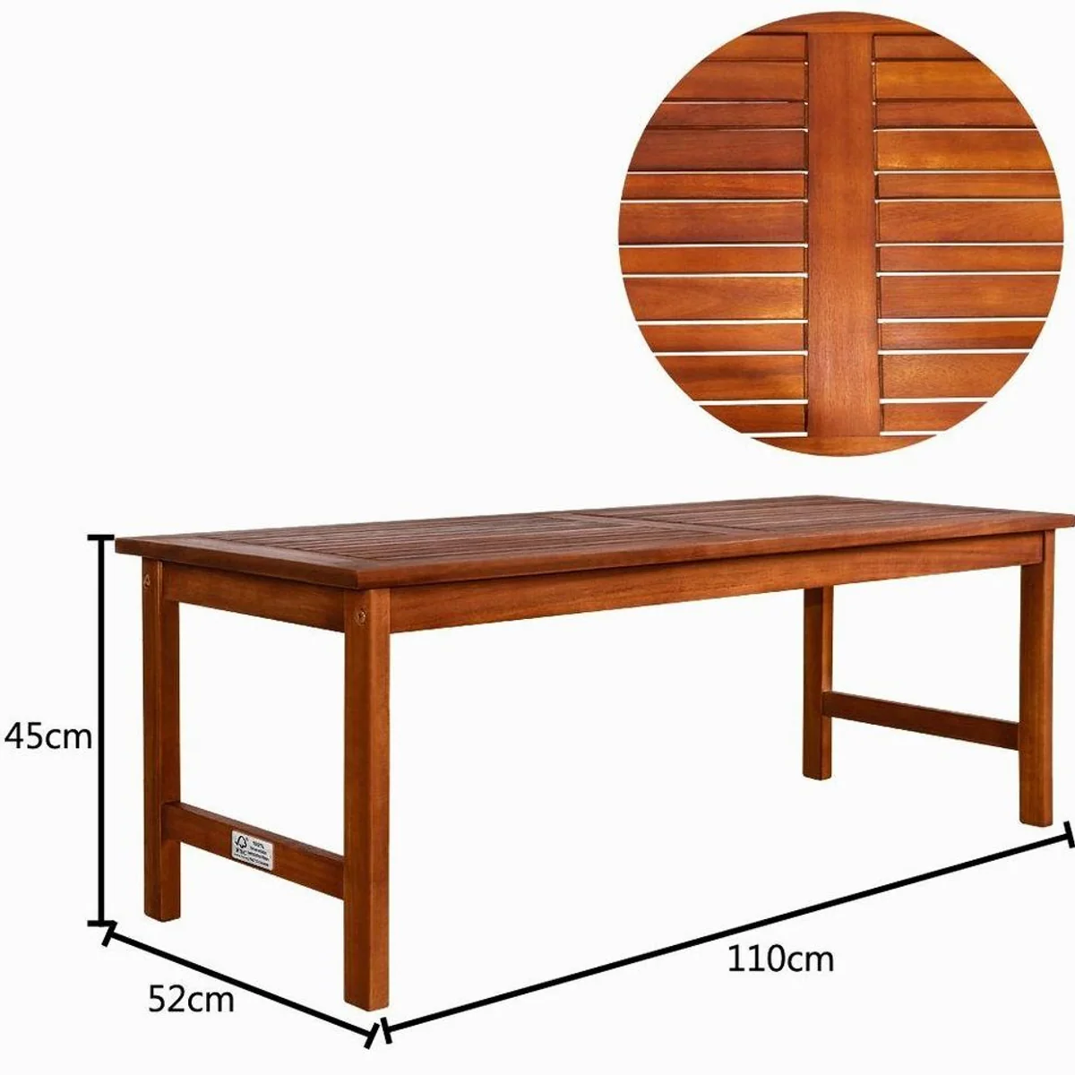 Casaria Loungeset Atlas, witterungsbeständig, 300 kg Belastbarkeit, Akazienholz, edles Design 4