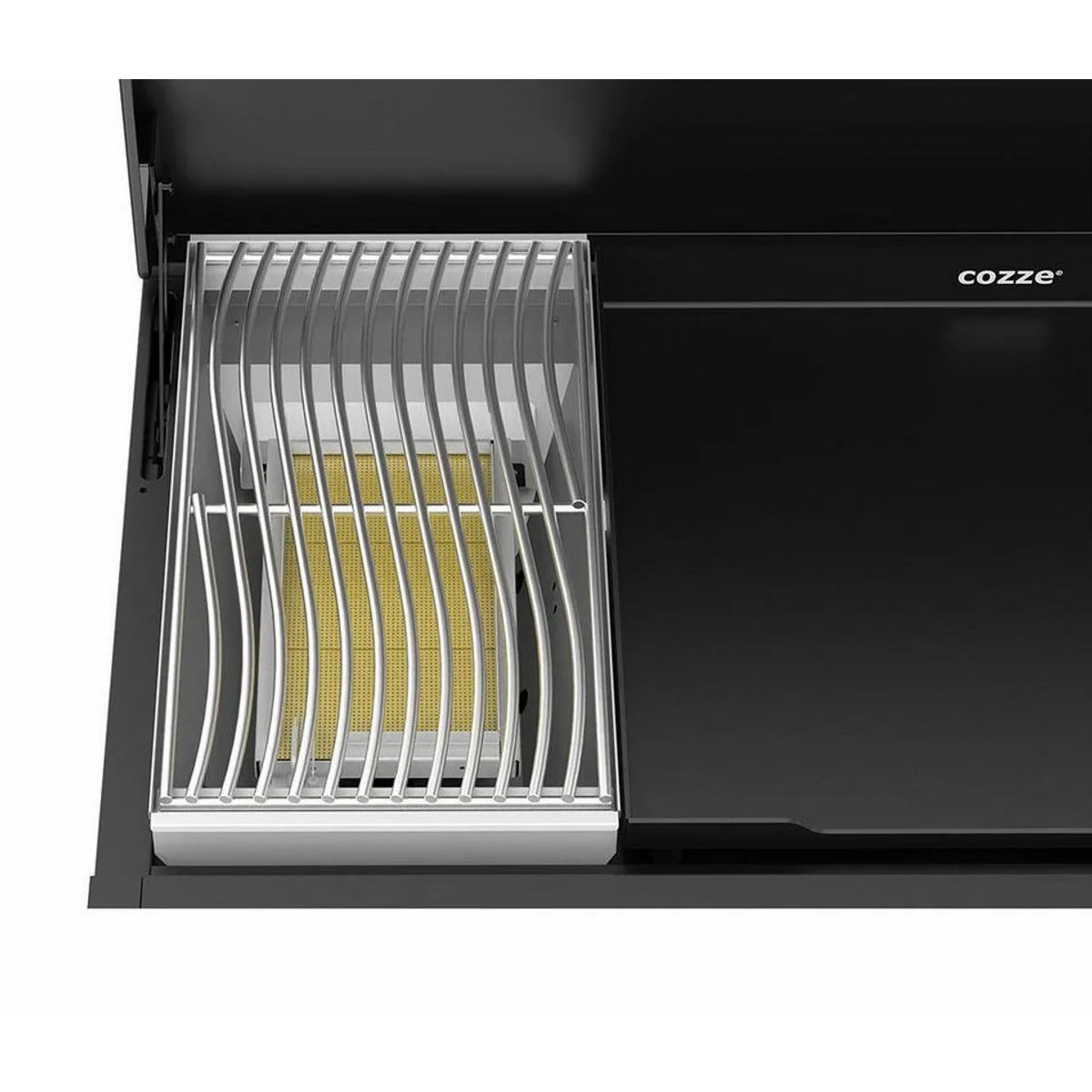 COZZE Gasgrill Combo 900, Gusseisen & Edelstahl, 3 Brenner, bis 800°C 5
