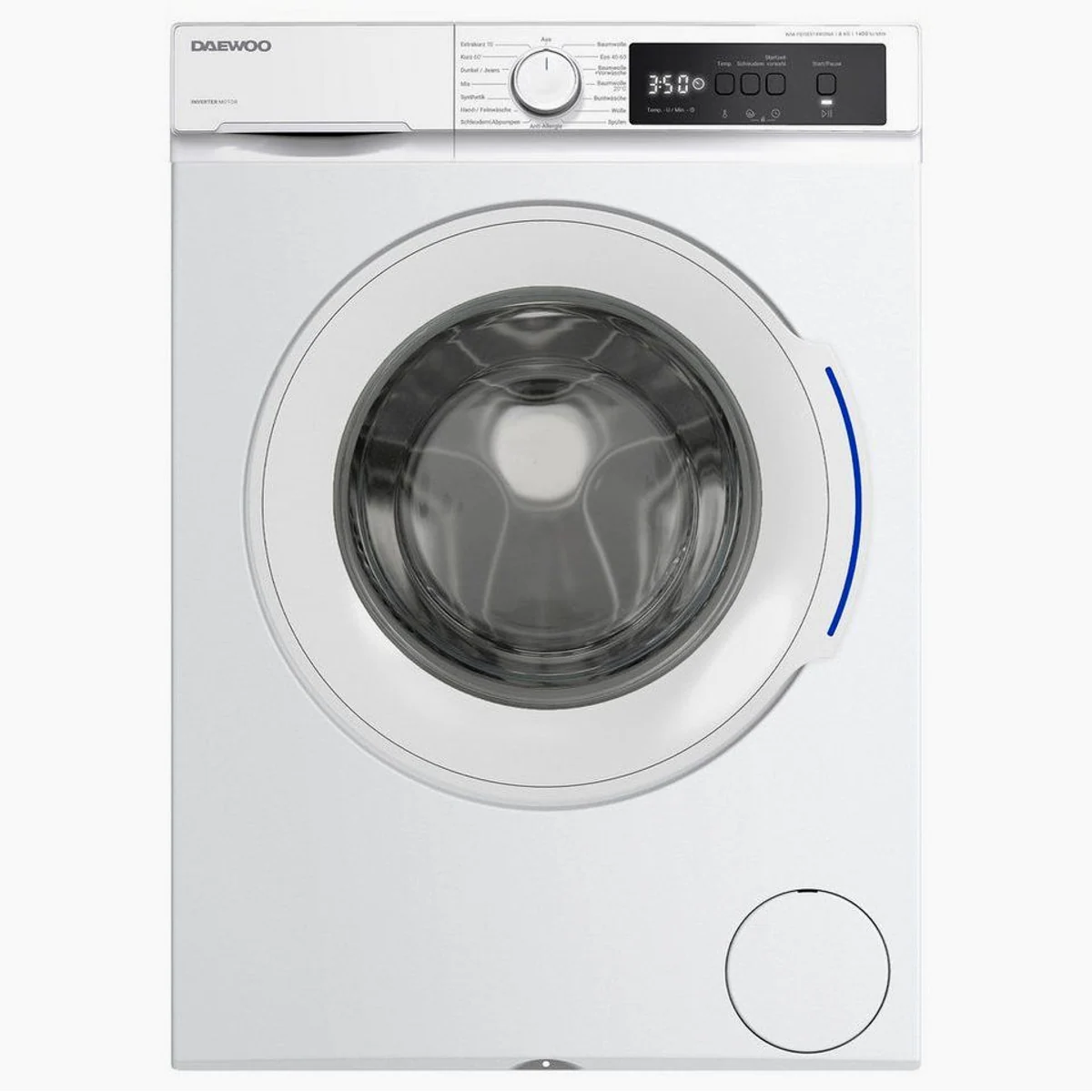 Daewoo WM-FBR8514W0NA-DE Waschmaschine, 8 kg, 1400 U/min, AquaStop, Allergy Safe 2