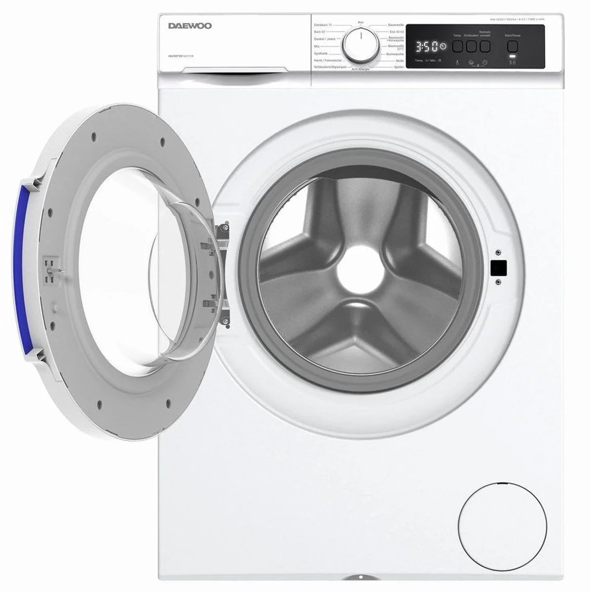 Daewoo WM-FBR8514W0NA-DE Waschmaschine, 8 kg, 1400 U/min, AquaStop, Allergy Safe 4