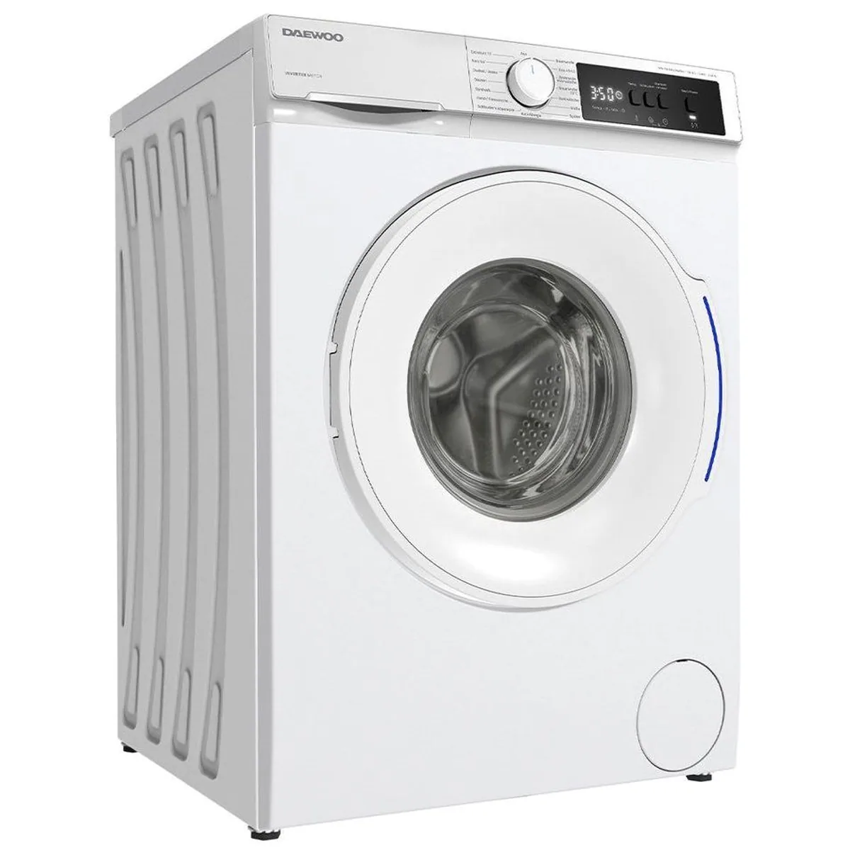 Daewoo WM FBR0634W0A-DE Waschmaschine, 10 kg Fassungsvermögen, 1400 U/min, Kindersicherung