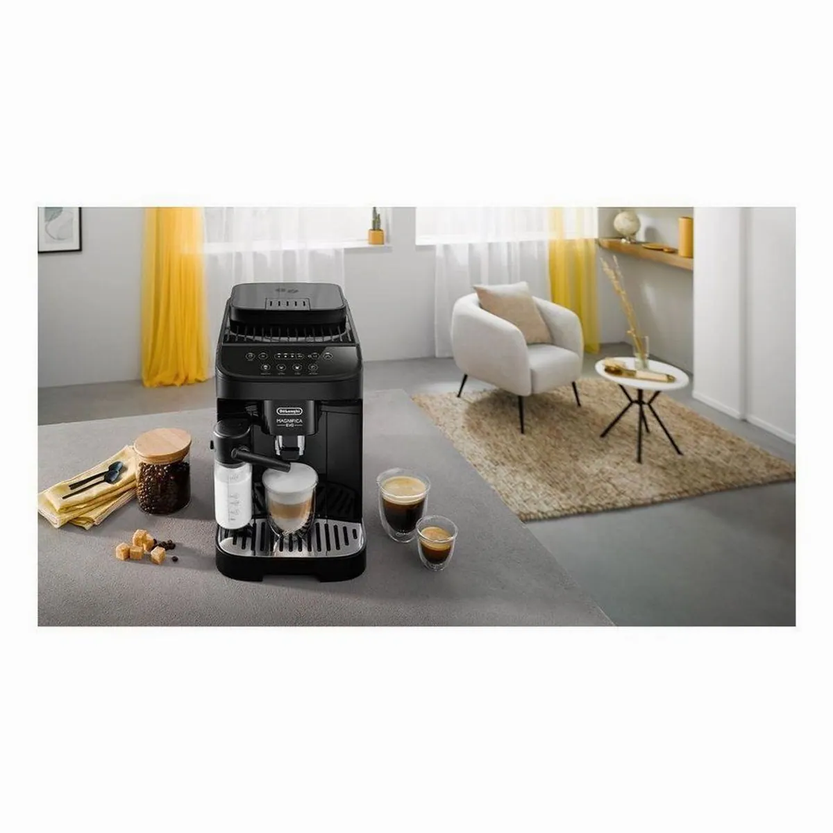De'Longhi Magnifica Evo ECAM293.52.B, One-Touch-Bedienung, integriertes Kegelmahlwerk 4