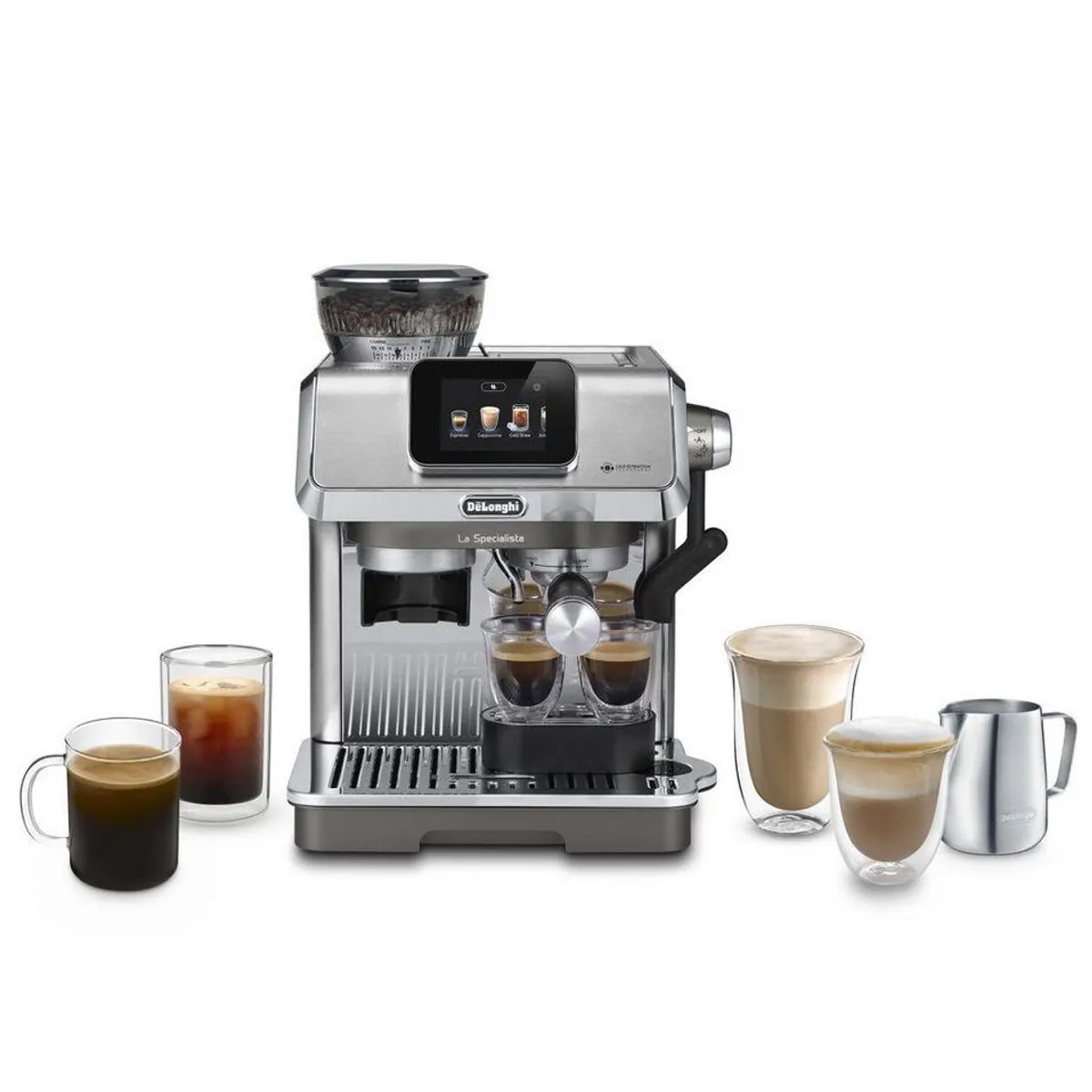 De'Longhi La Specialista Touch EC9455.M, 3,5" Touch-Display, Bean Adapt Technology, Auto LatteArt