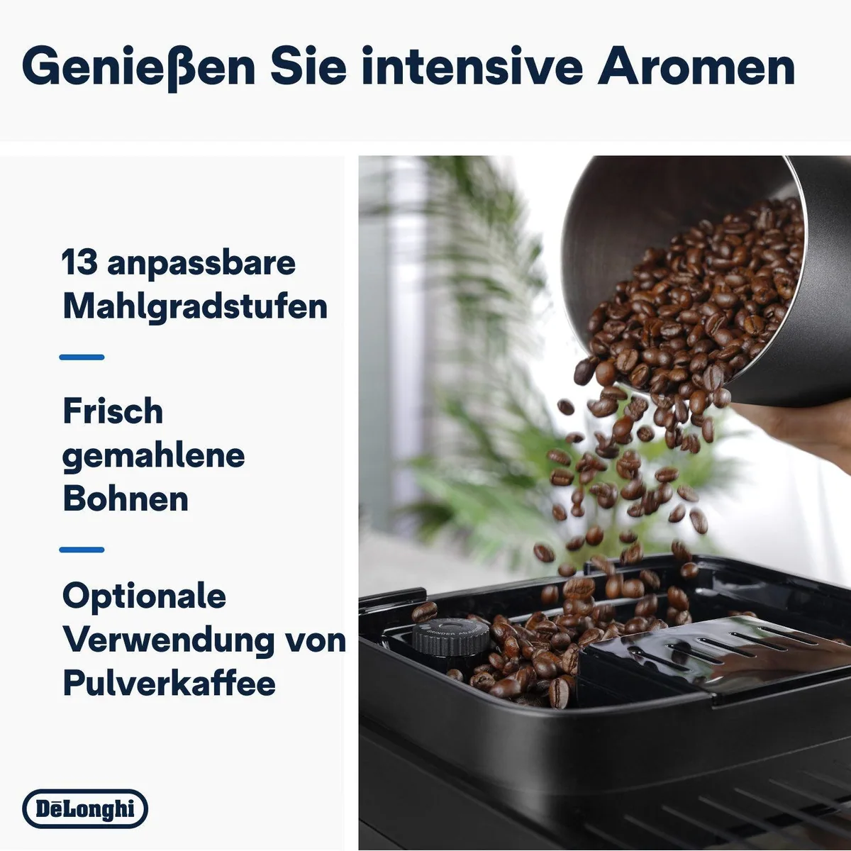 De'Longhi Magnifica Evo Next ECAM310.60.GB, Barista-Genuss per Touch, 10 Rezepte 3