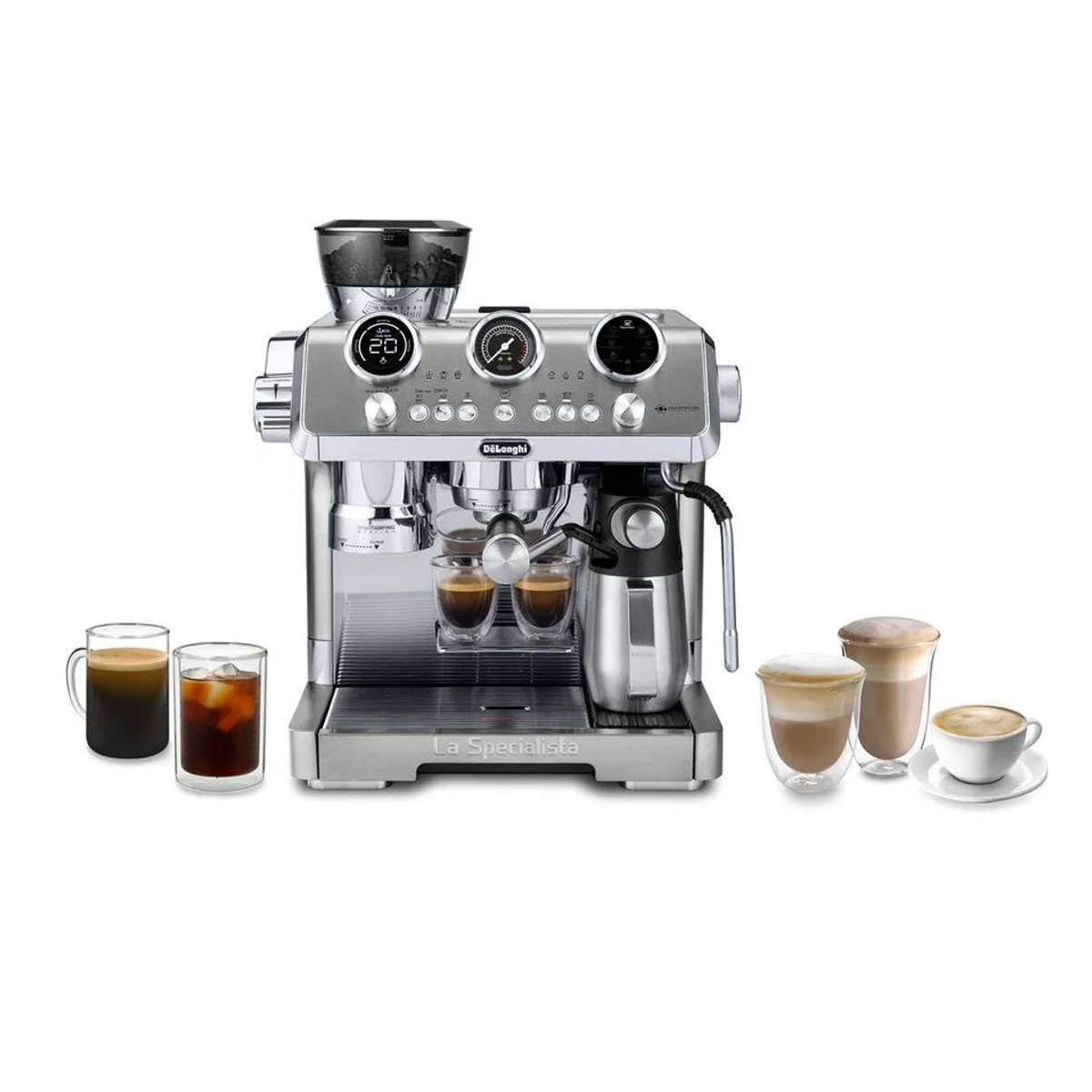De'Longhi La Specialista Maestro EC9885.M, 9 Rezepte & Barista Kit, 15 Mahlgrade