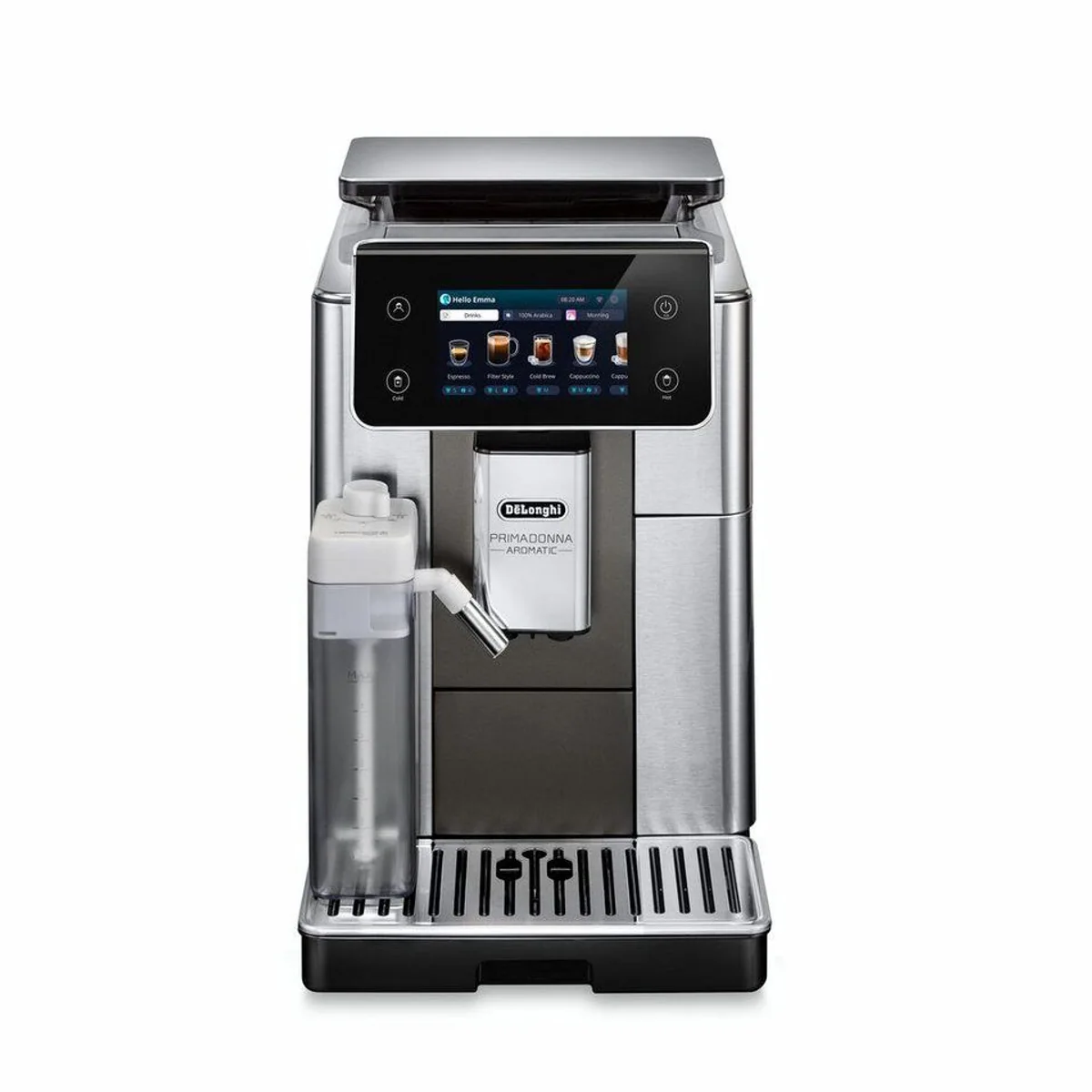 De'Longhi Primadonna Aromatic ECAM630.75.TM, 35 Kaffeerezepte, edles Design, Bean Adapt Technology 4