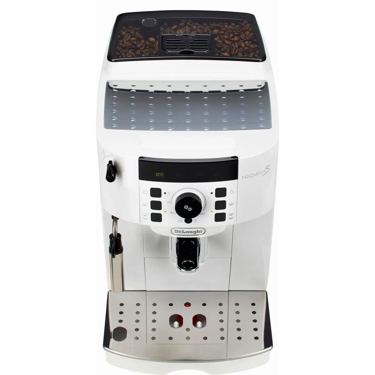 De'Longhi Kaffeevollautomat Magnifica S ECAM 21.118.W, präzises Kegelmahlwerk, Milchaufschäumdüse, kompakte Bauweise 2