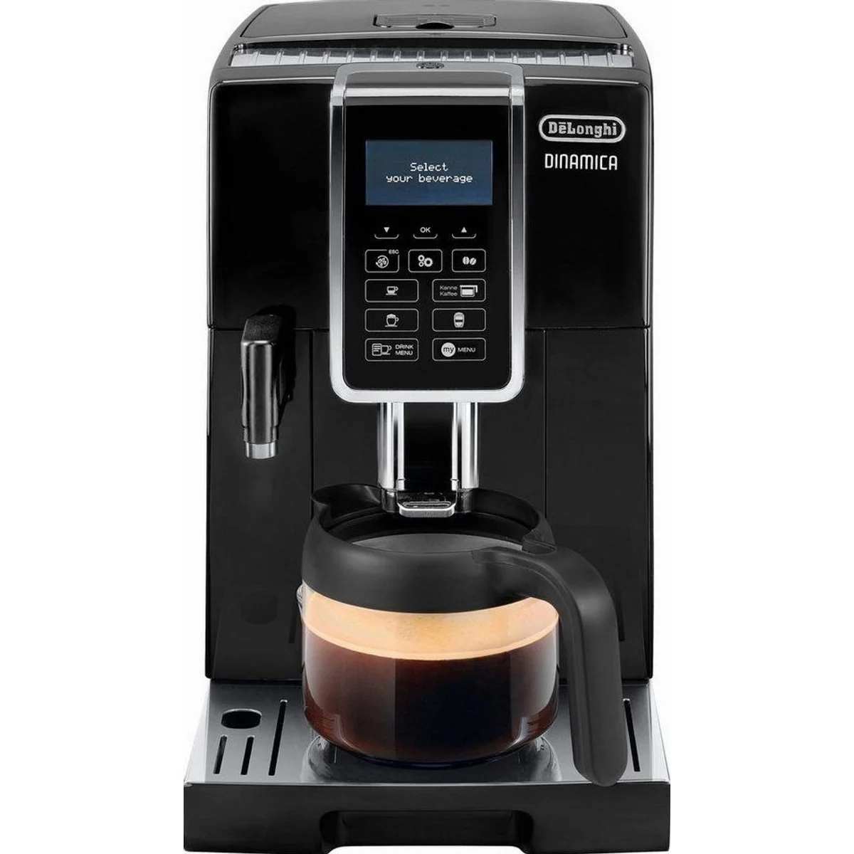 De'Longhi Dinamica ECAM356.57.B, 14 Kaffeegetränke, Kannen-Funktion, Kegelmahlwerk 2