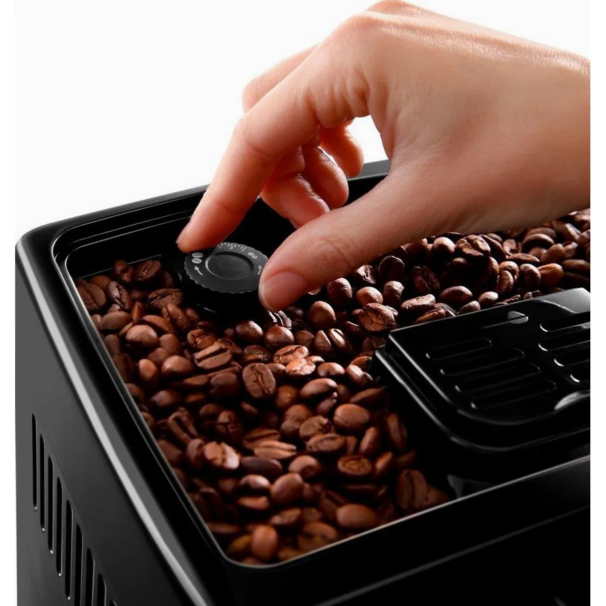 De'Longhi Dinamica ECAM356.57.B, 14 Kaffeegetränke, Kannen-Funktion, Kegelmahlwerk 4