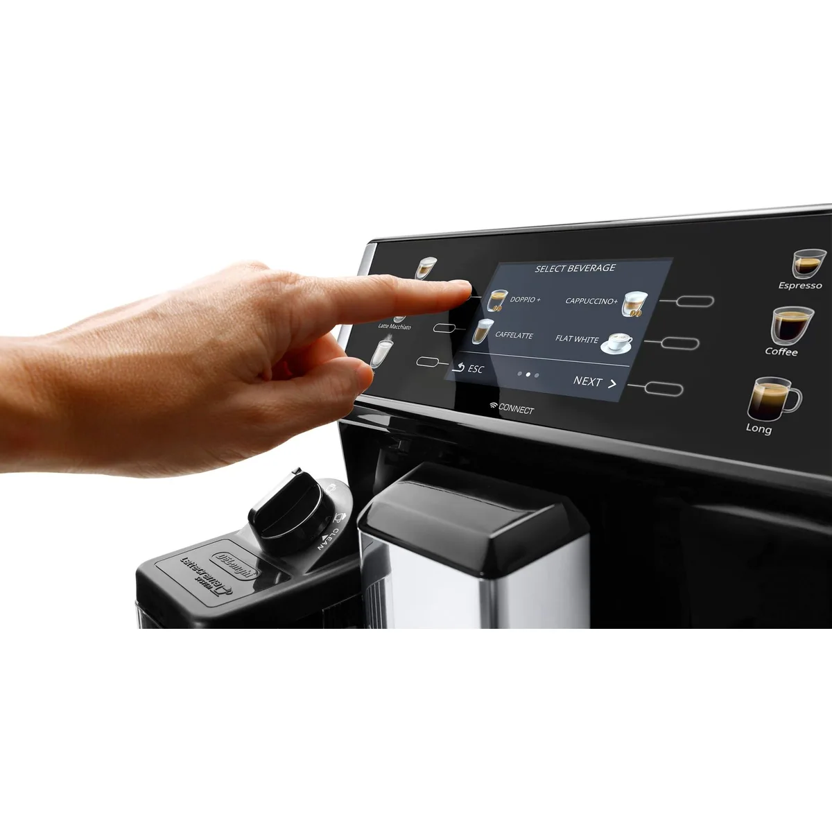 De'Longhi PrimaDonna Class ECAM550.65.SB, perfekter Milchschaum, intuitive Bedienung, vielseitige Kaffeespezialitäten 3