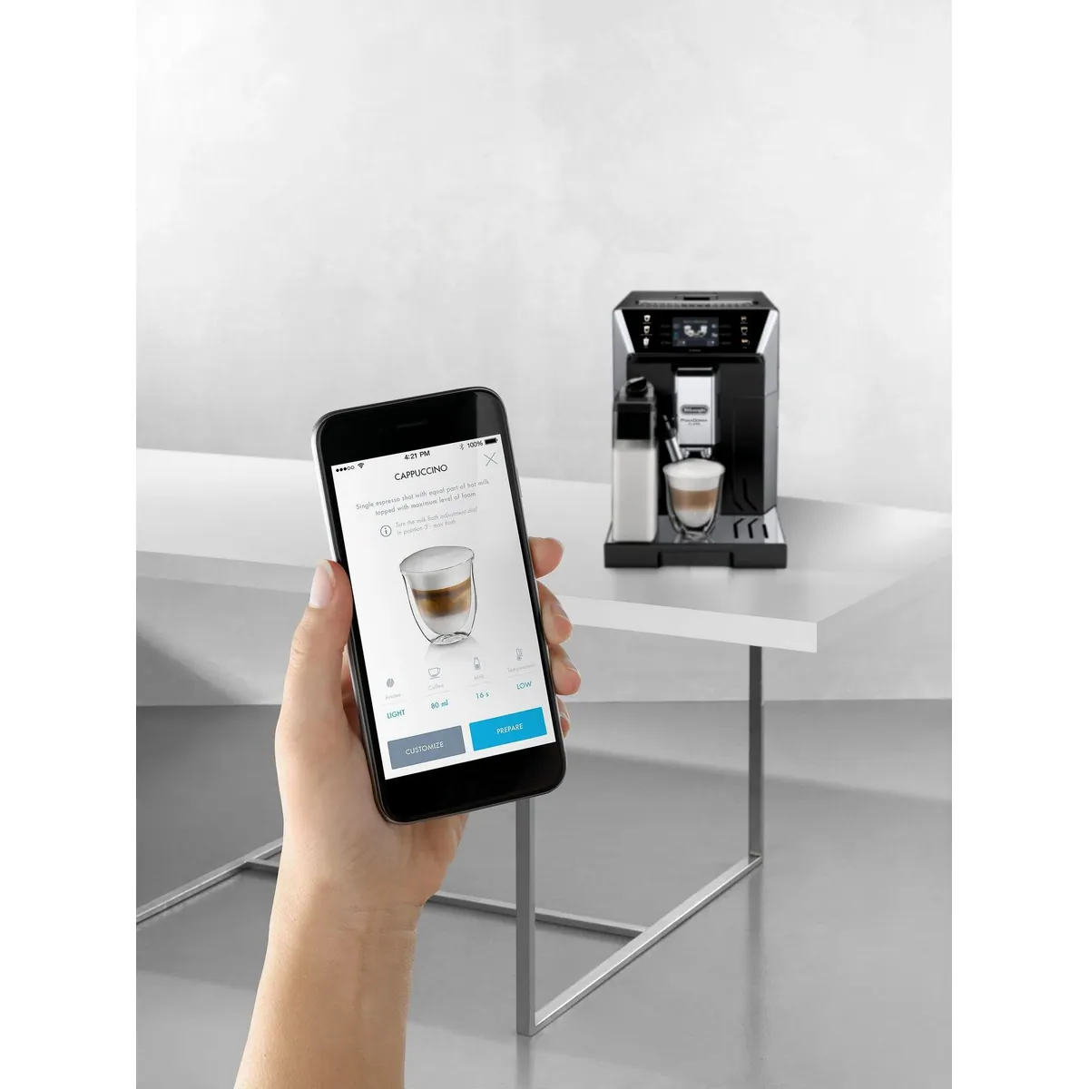 De'Longhi PrimaDonna Class ECAM550.65.SB, perfekter Milchschaum, intuitive Bedienung, vielseitige Kaffeespezialitäten 5