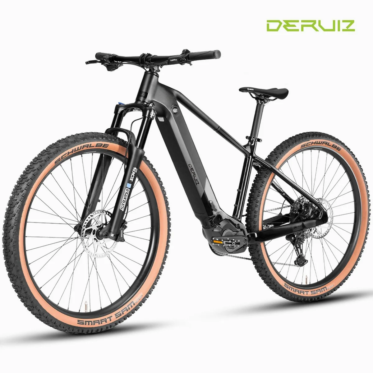 DERUIZ E-Bike Mountainbike 29 Zoll, 110 Nm Mittelmotor, 180 km Reichweite