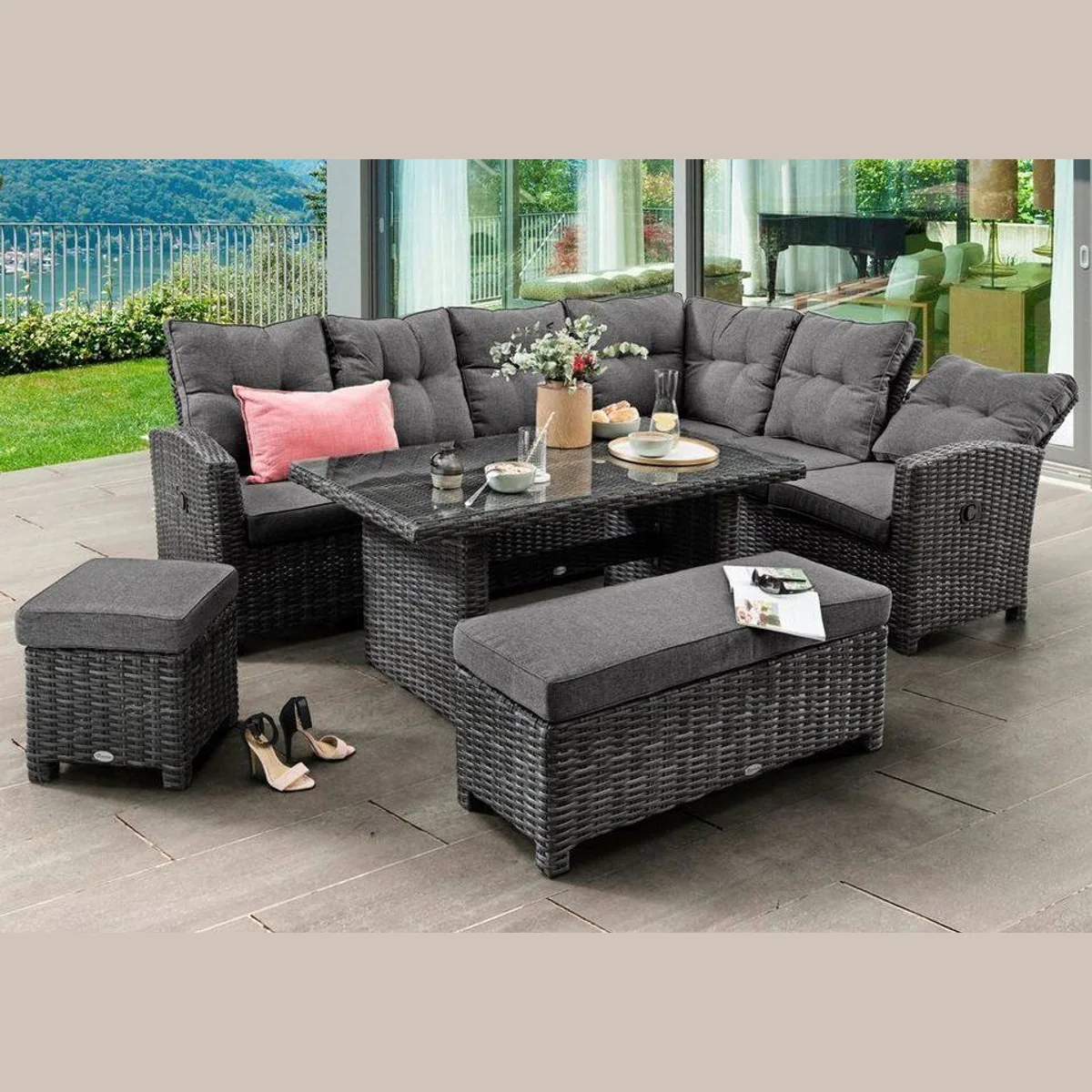 Destiny Santa Ponsa De Luxe Eckgruppe, elegantes Design, vielseitig einsetzbar